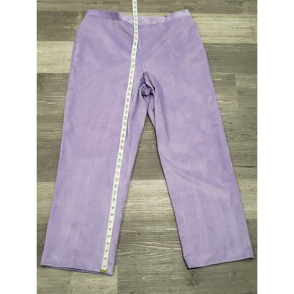 Alfred Dunner Plus Size Victoria Falls Corduroy Pull-On Elastic Classic Fit Pant - Picture 7 of 8